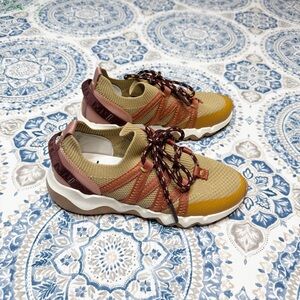 MADEWELL Field Knit Sneakers in Desert Dune Multi size 7